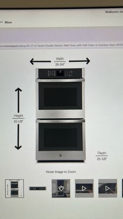 New wall oven