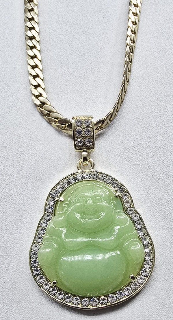 Buddha Necklace Gold Plated