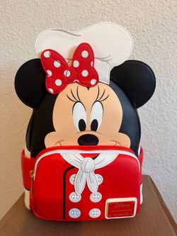 Loungefly Disney Chef Minnie Cosplay Mini Backpack