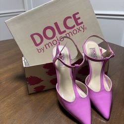 Hot Pink Patent Leather Heels
