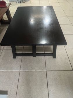 Real wood coffee table
