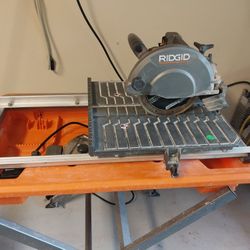 Ridged Wet Tile Saw
