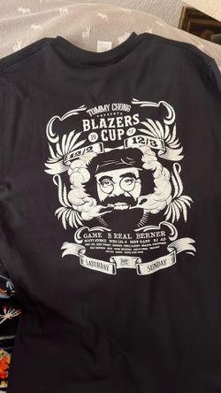 Tommy Chongs Blazers Cup 2017 T-shirt Size Large cheech and chong