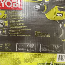 5/8 Hammer Drill Ryobi