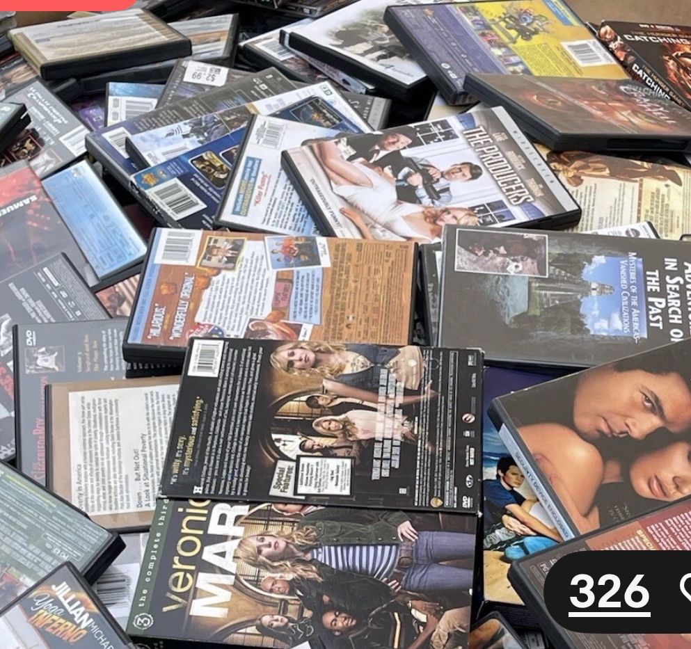 Lot Of 200 Mixed DVDs