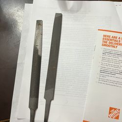 2 Used Metal Files