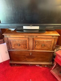 TABLE 37"w x 18"d x 32 1/2"high; cross streets are Arapaho & Waterview