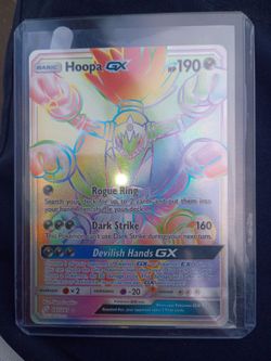 Hoopa GX secret rare!