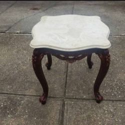 Marbletop End Table 