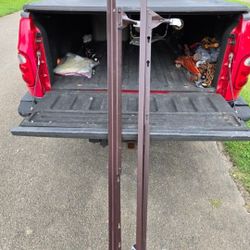 Metal BedFrame On Wheels."CHECK OUT MY PAGE FOR MORE DEALS "