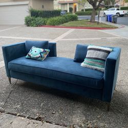 Modern Blue Teal Couch