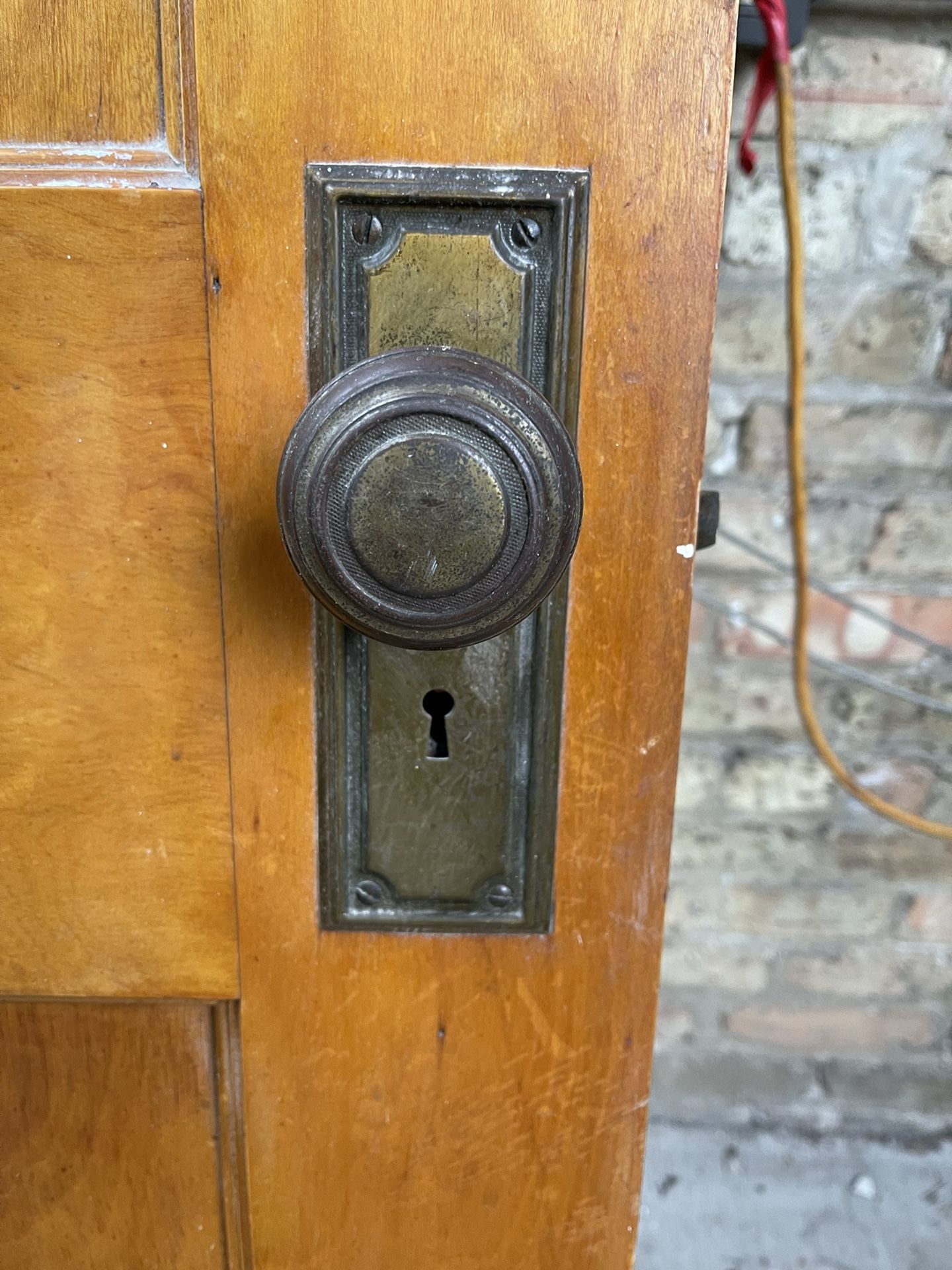 Vintage Wood Doors Hardware Included