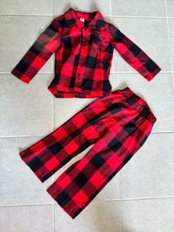4T Old Navy Buffalo Plaid Flannel Pajamas