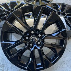 Toyota Rav4 Rims 19” Original OEM Factory Wheels Rines New Gloss Black Powder Coated ( Exchange Available )