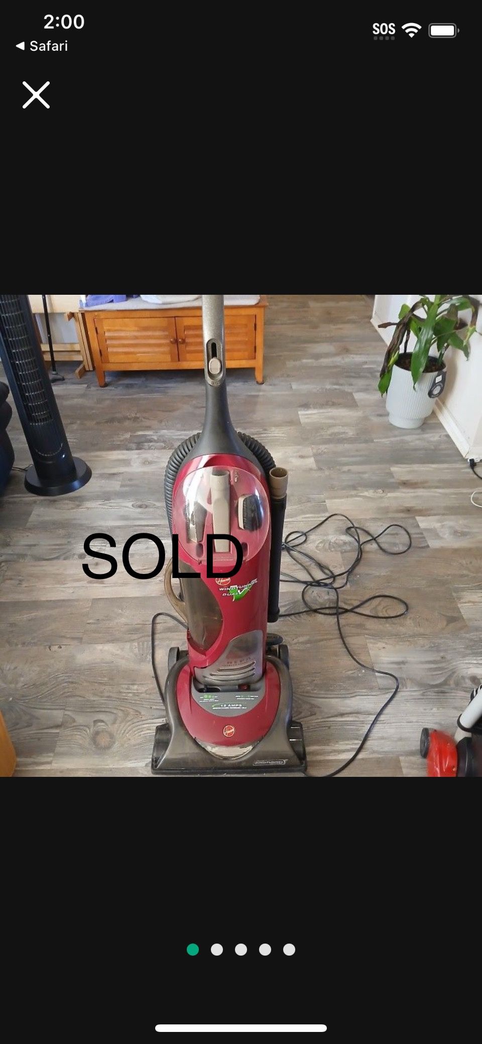 Hoover  Windtunnel Dual Vacuum 