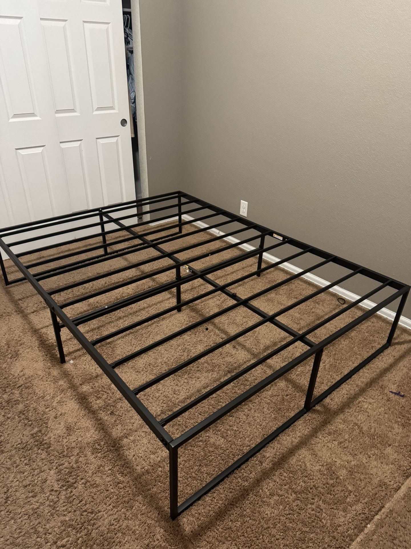 Black Metal Bed Frame