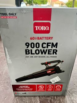 Toro 60v Blower (tool only) 900CFM!