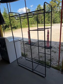 Large Metal Clothing Rack
