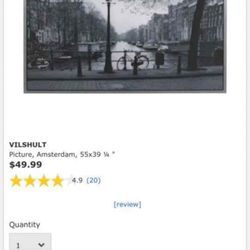 ikea Art Showing Scenic Amsterdam 
