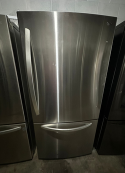 LG Stainless Steel Bottom Freezer Fridge
