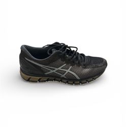 ASICS Gel Running Shoes Black Gray Athletic Sneakers Men’s