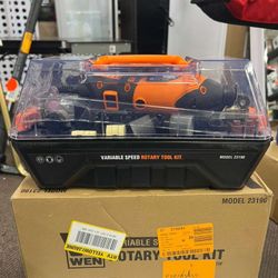 WEN 1.3-Amp Variable Speed Steady-Grip Rotary Tool with 190-Piece Accessory Kit, Flex Shaft and Carrying Case, 23190