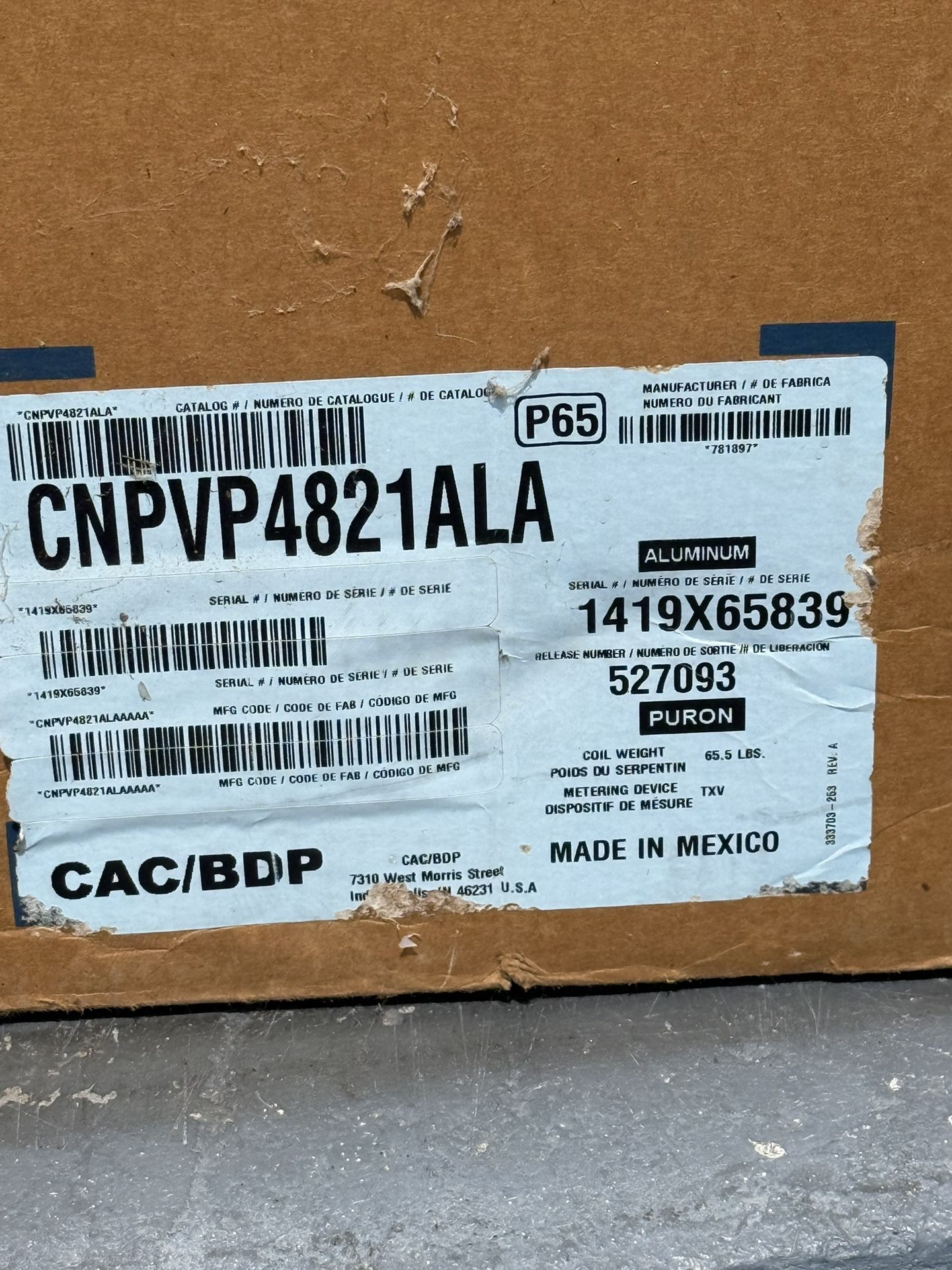 Serpentin HVAC Evapaporter