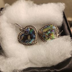 Heart Earrings Sterling Silver