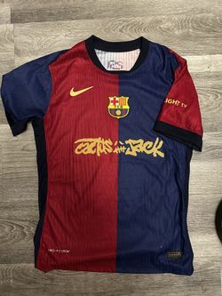 Lamine yamal travis scott barca jersey
