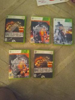 Like New Xbox 360 Battlefield All For $50 Firm Today Only
