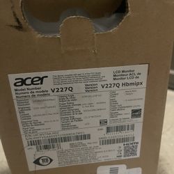 22” Brand New Acer Monitor 2 For $100