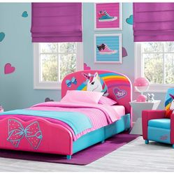 Delta Children JoJo Siwa Upholstered Twin Bed