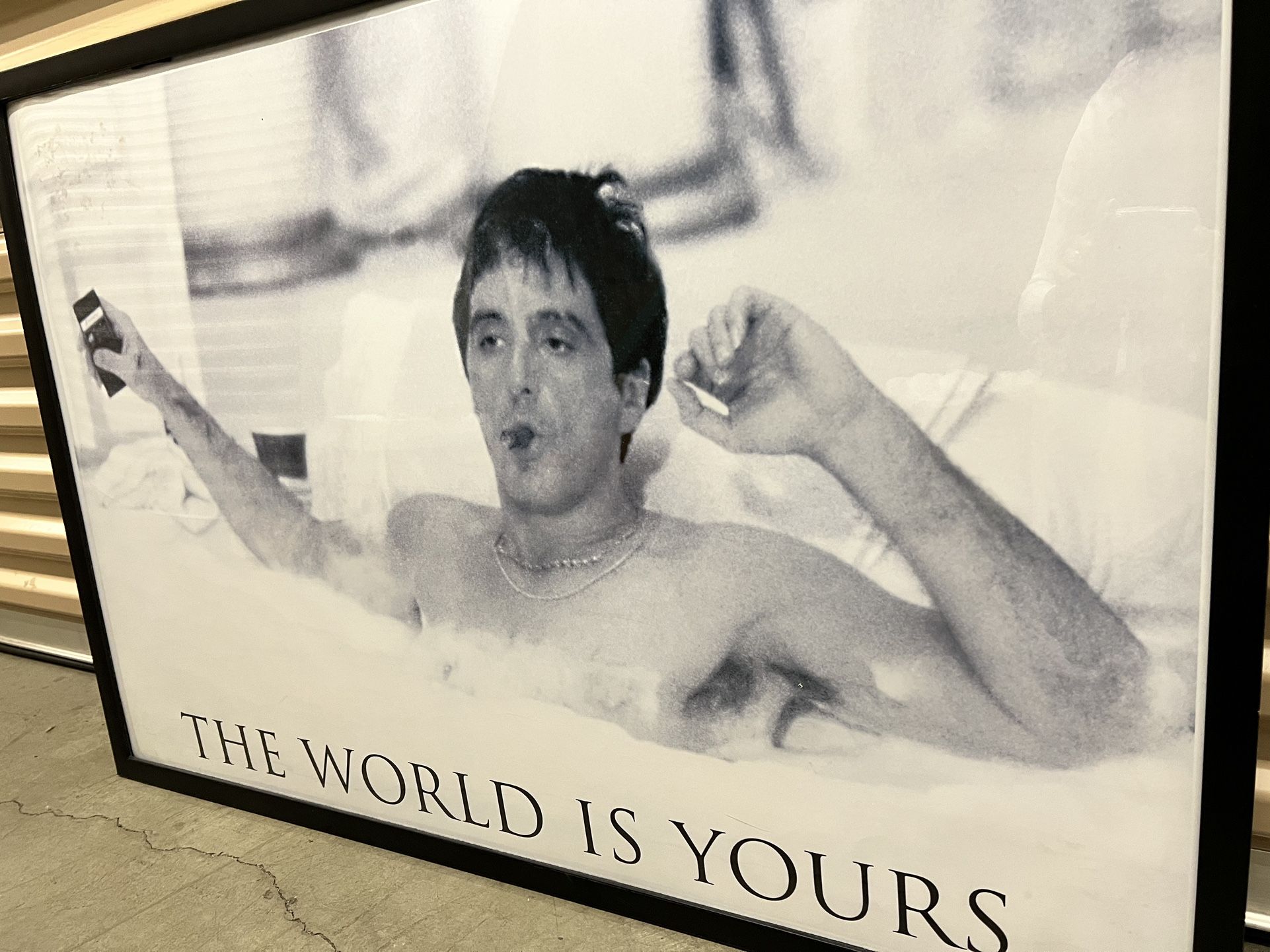 HUGE VINTAGE ROCKY PORTRAIT