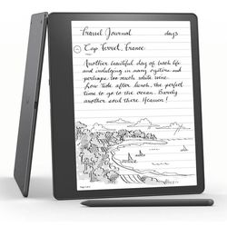 Amazon Kindle Scribe 10.2in 32GB Wi-Fi Gray eBook Reader w/ Stylus Folio