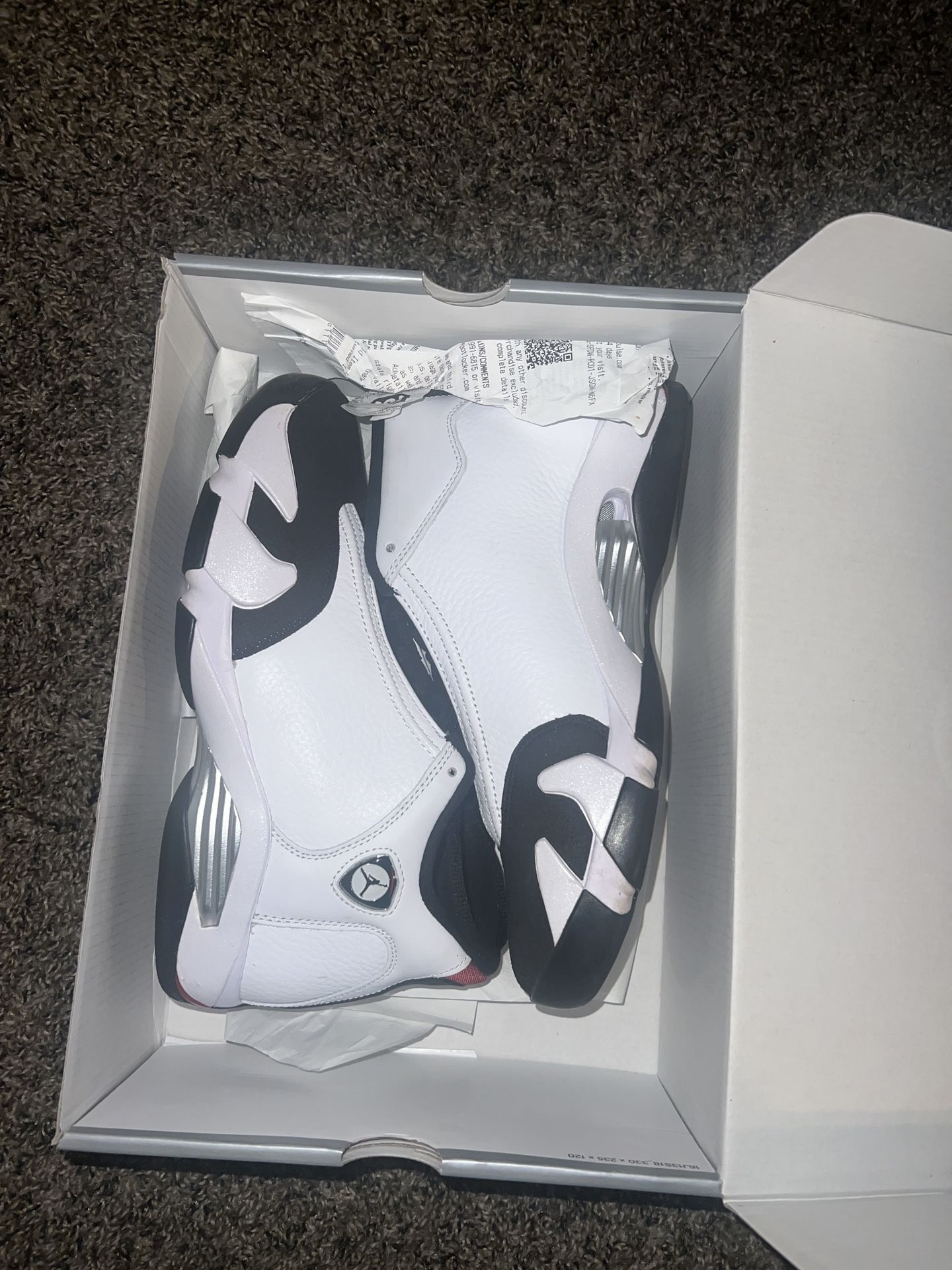Jordan 14 Black Toes Size 8 $160 Obo