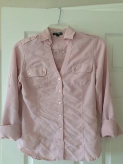 Light pink XS button down Express Shirt