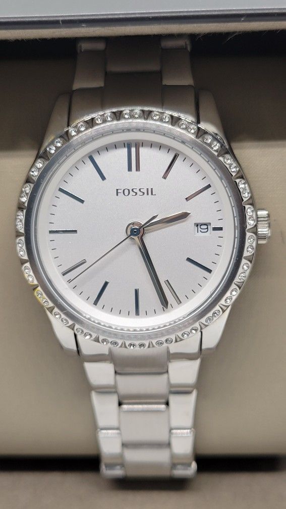 Fossil Women's Adalyn Three-Hand Stainless Steel Watch (Style: BQ3373)