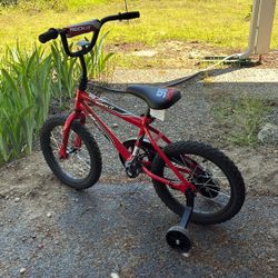 16” Kids Bike With Training Wheels