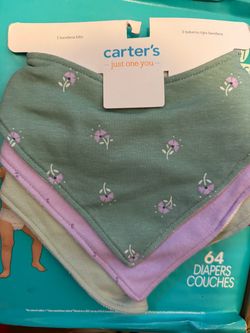 Carter's Just One You 3-Pack Bandana Bibs