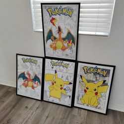 Pokemon Framed Art $40 For All