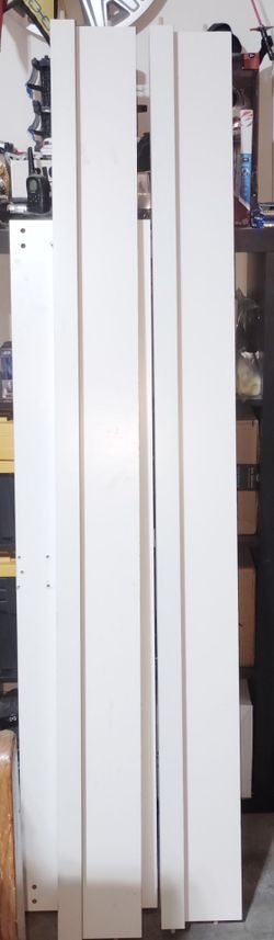 White Full Bed Frame & Headboard