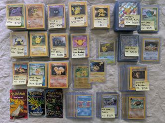 Vintage Pokemon Card Collection Some Holos Promos Charizard