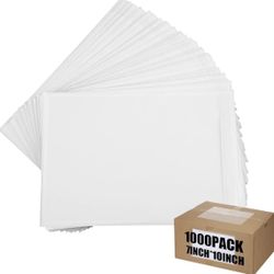 1000 Pcs 7"x10" Packing List Envelopes Clear Self-Adhesive Shipping Label Sleeves Bulk Mailing Slip Envelope Pouches Waterproof Loading Packing List M