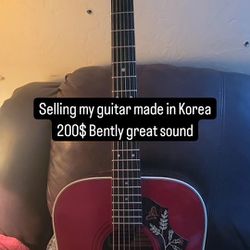 Acoustic Hummingbird Bently Guitar