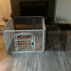 Small Dog Kennel And Play Pen