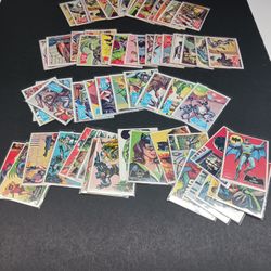 1966 Batman comic cards. 66 cards.