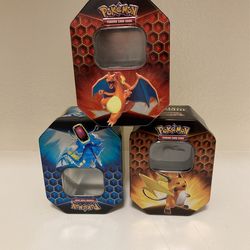 Pokémon Tins (3) Empty Collectibles