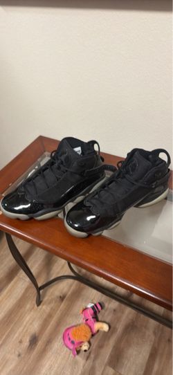 Jordan 6 Rings Black Patent Sneakers