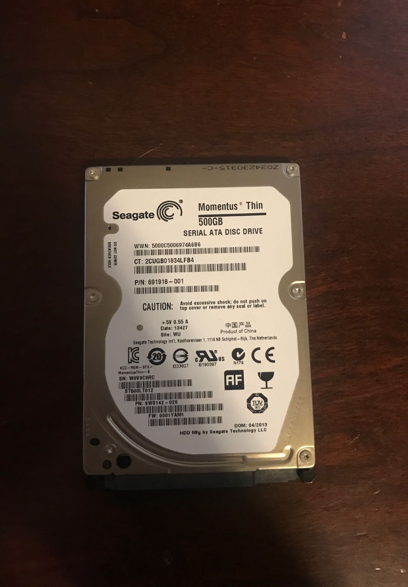 Seagate hard drive