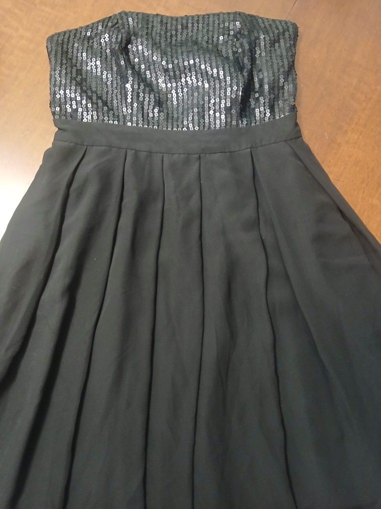 Black Sequin Dress